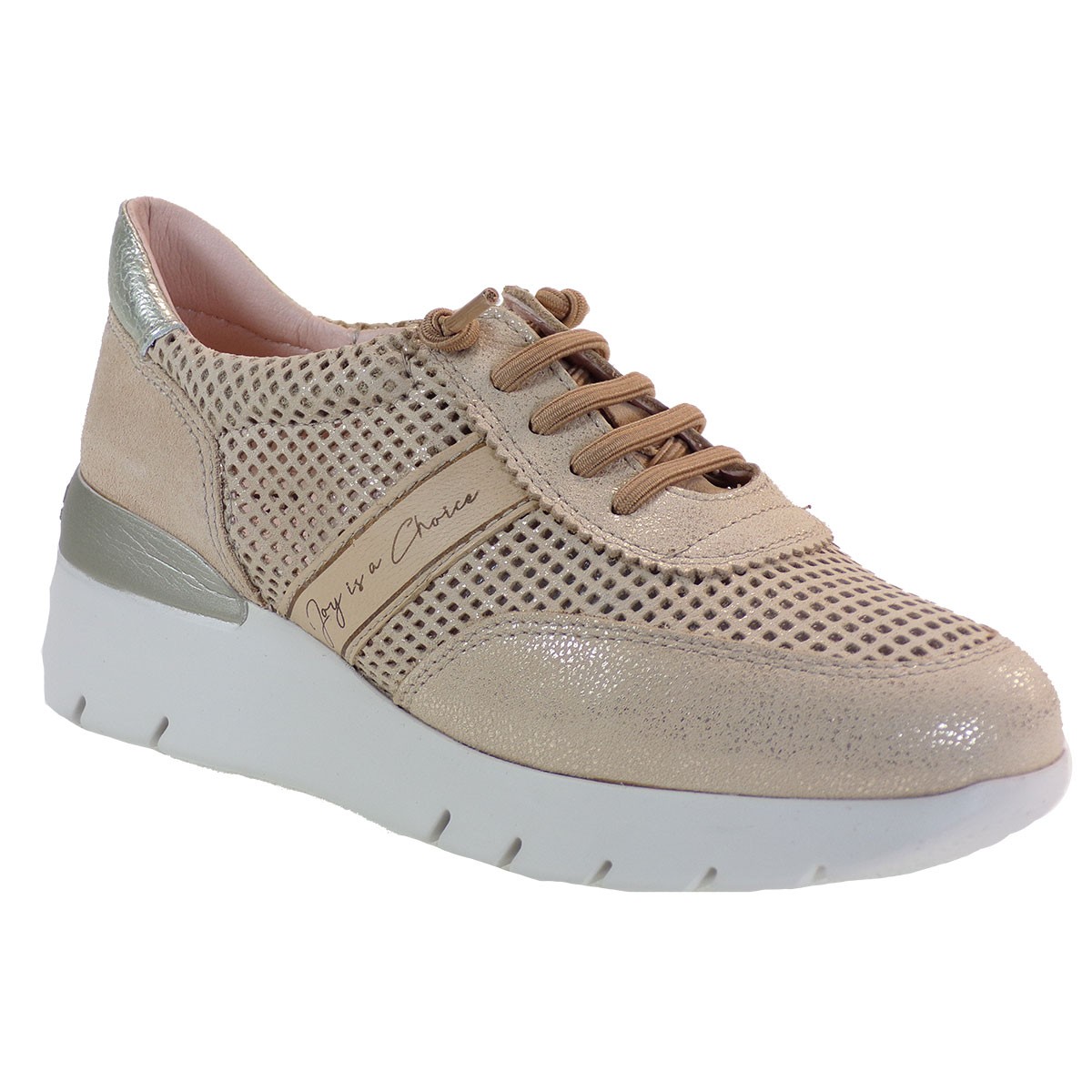 Hispanitas Γυναικεία Sneakers Αθλητικό HV00223 Μπέζ Δέρμα