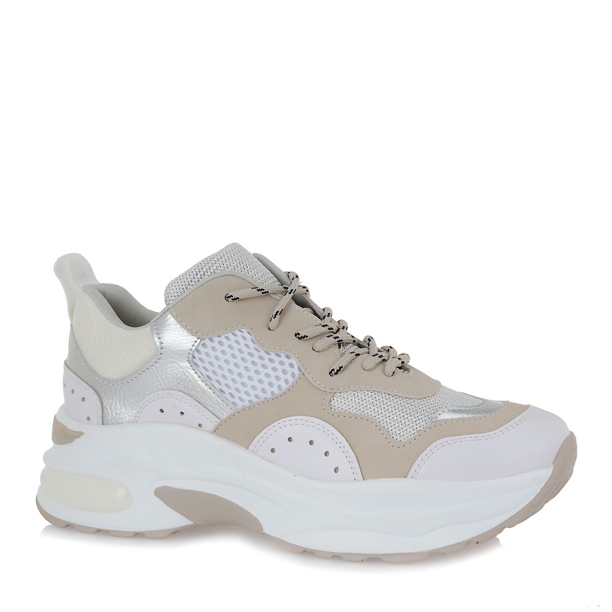 Exe Shoes Sneakers Γυναικεία Παπούτσια 171-238117J1 Λευκό-Μπεζ K139U1713580