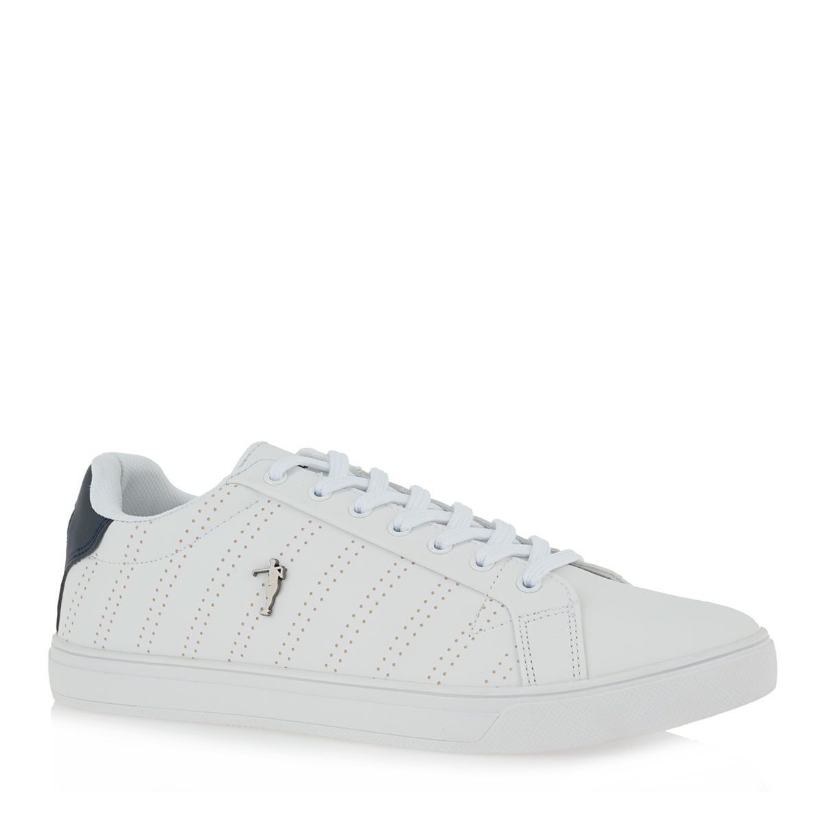 Calgary Ανδρικά Παπούτσια Sneakers 813-1813C Λευκό-Μπλε K57008131174 Λευκό