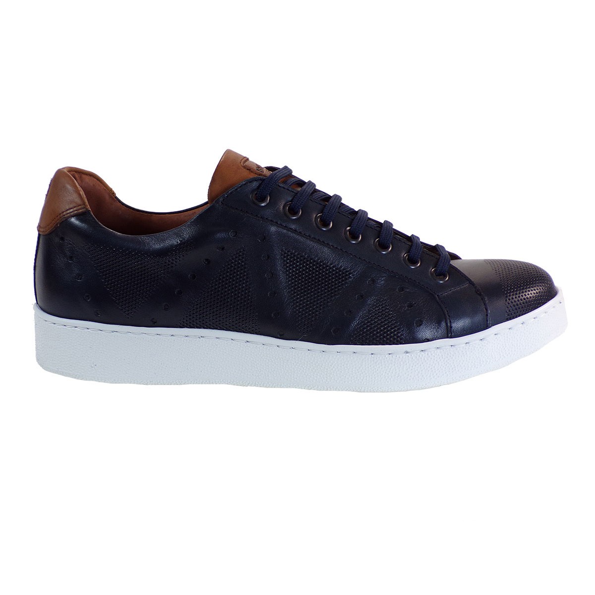 Robinson Ανδρικά Παπούτσια Sneakers 1576 Μπλέ Δέρμα φωτογραφία