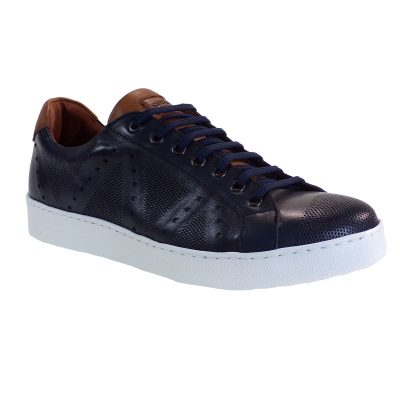 Robinson Ανδρικά Παπούτσια Sneakers 1576 Μπλέ Δέρμα
