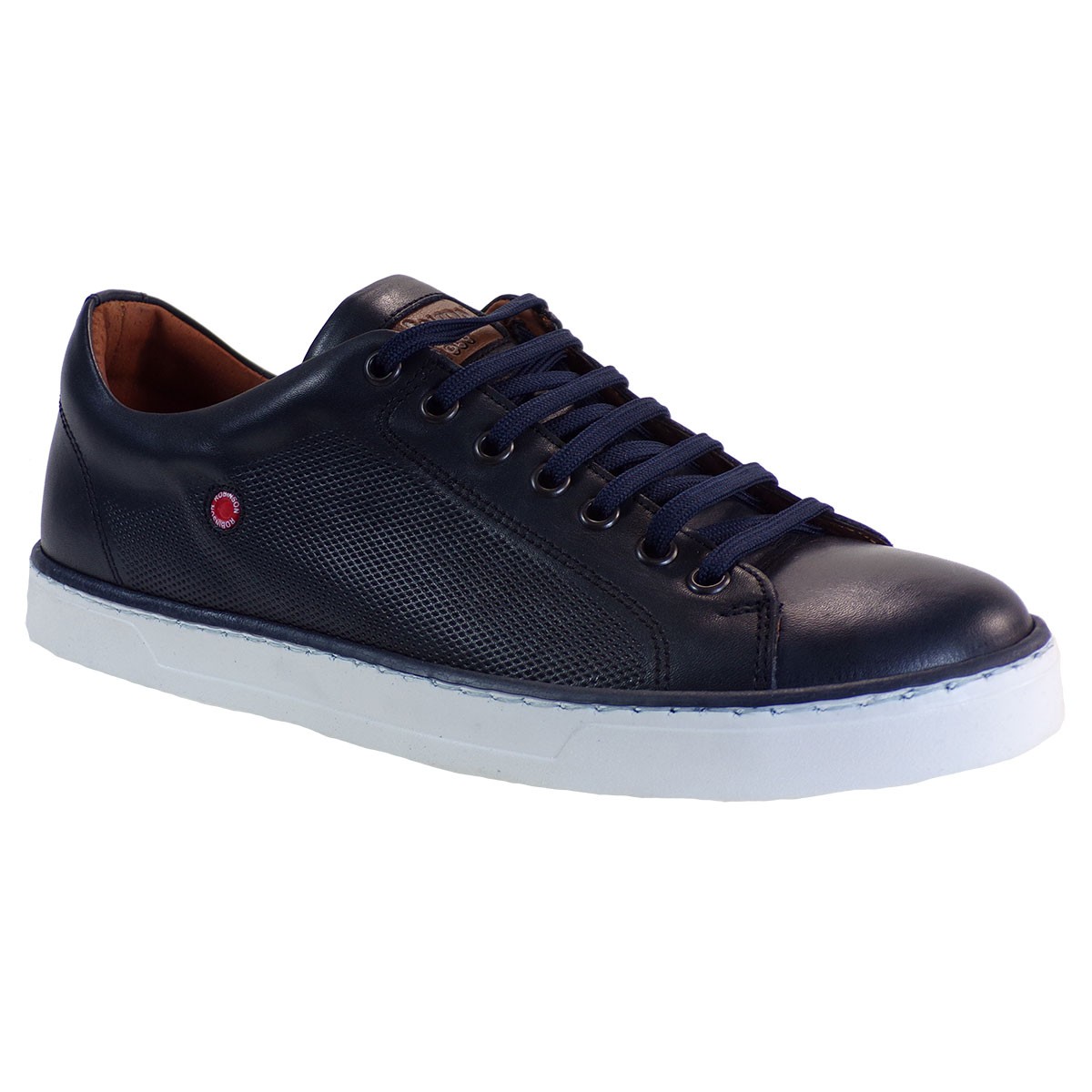 Robinson Ανδρικά Παπούτσια Sneakers 1584 Μαύρο Δέρμα