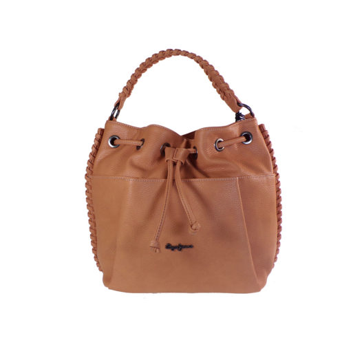 Pepe Jeans BAGS Γυναικεία Τσάντα Ώμου BRAID 7037225 Κοραλί PL031135186