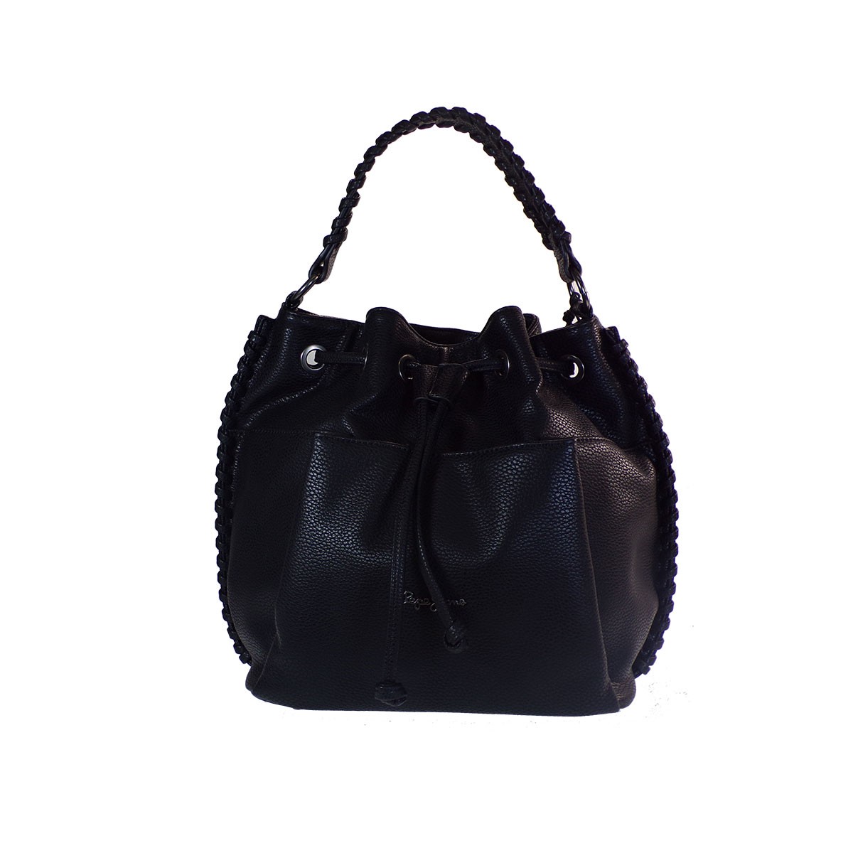 Pepe Jeans BAGS Γυναικεία Τσάντα Ώμου BRAID 7037221 Μαύρο PL031135999