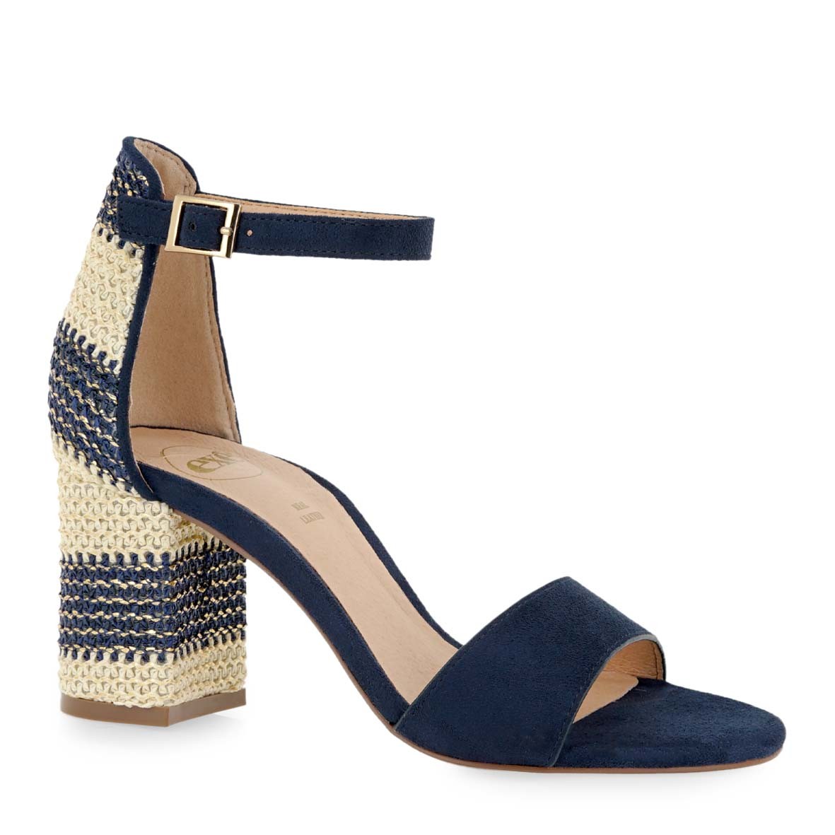 EXE Shoes Πέδιλα Γυναικεία ADELLE-622 Μπλέ Καστόρι K47006224054