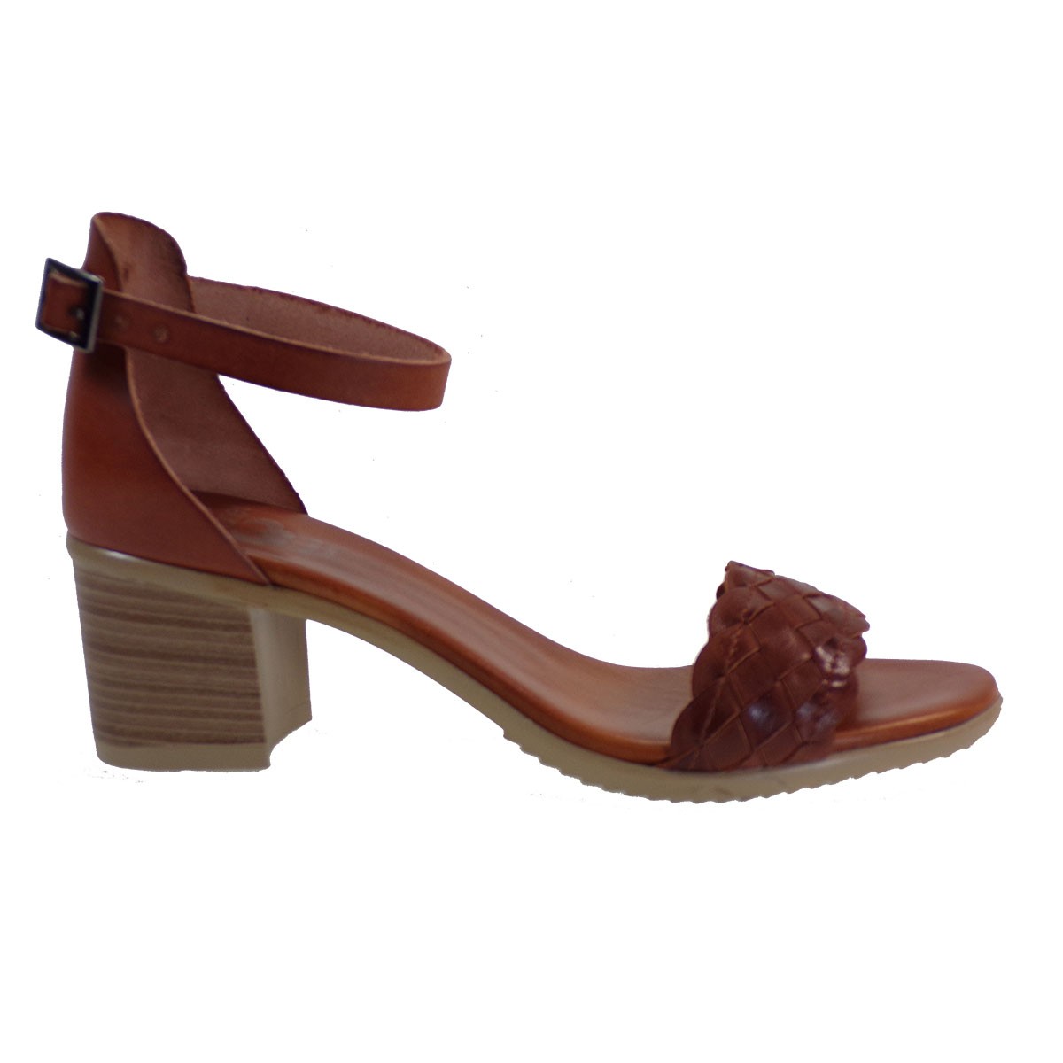 Porronet Shoes Γυναικεία Πέδιλα Δερμάτινα FI2591 Ταμπά φωτογραφία