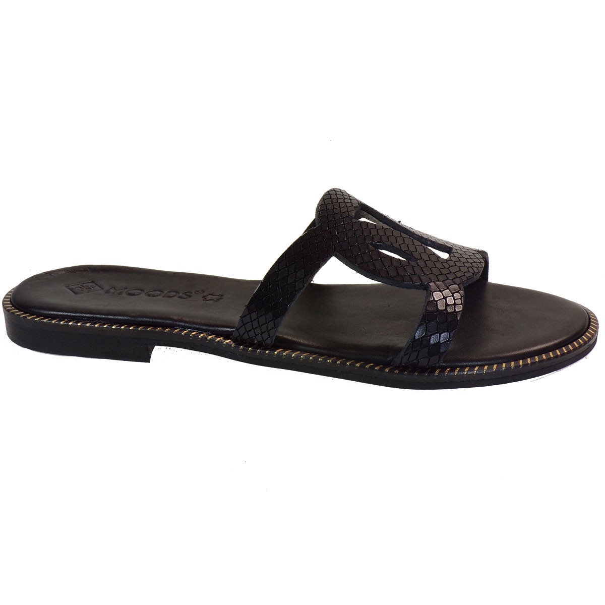 Women's Sandals Moods Shoes Black