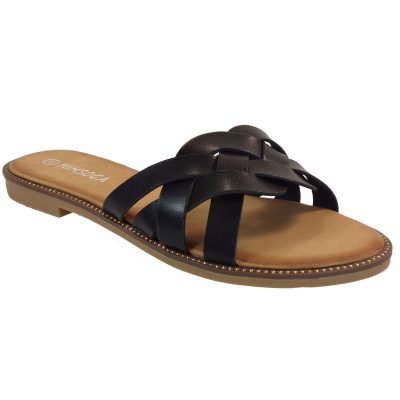 Bagiota Shoes Γυναικείες Παντόφλες LS-063 Μαύρο