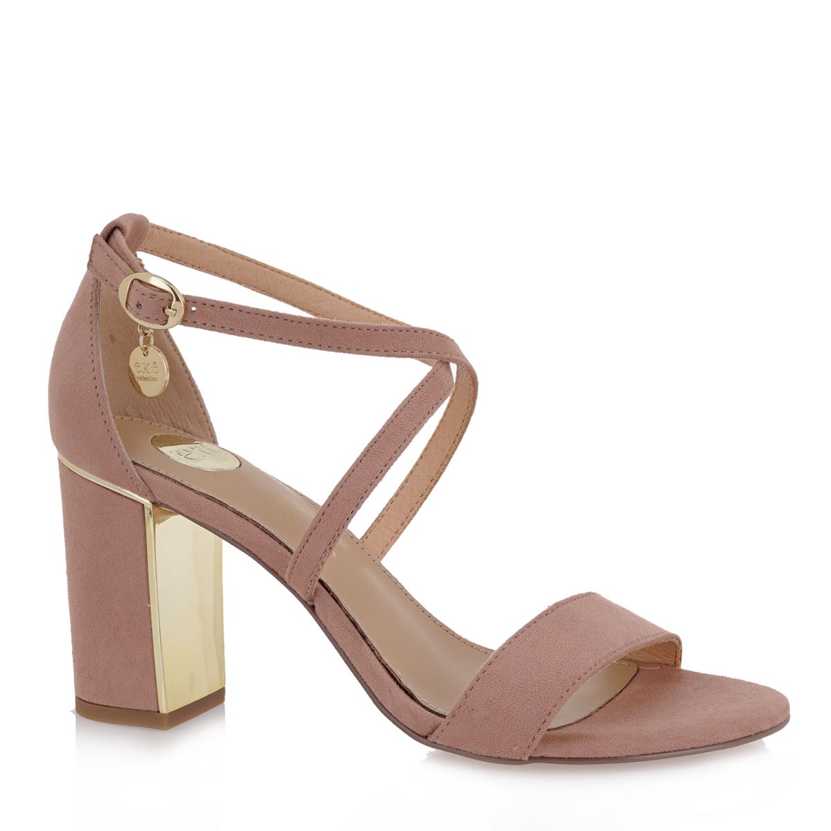 EXE Shoes Πέδιλα Γυναικεία ROMINA-903 Nude Καστόρι K4700903471D