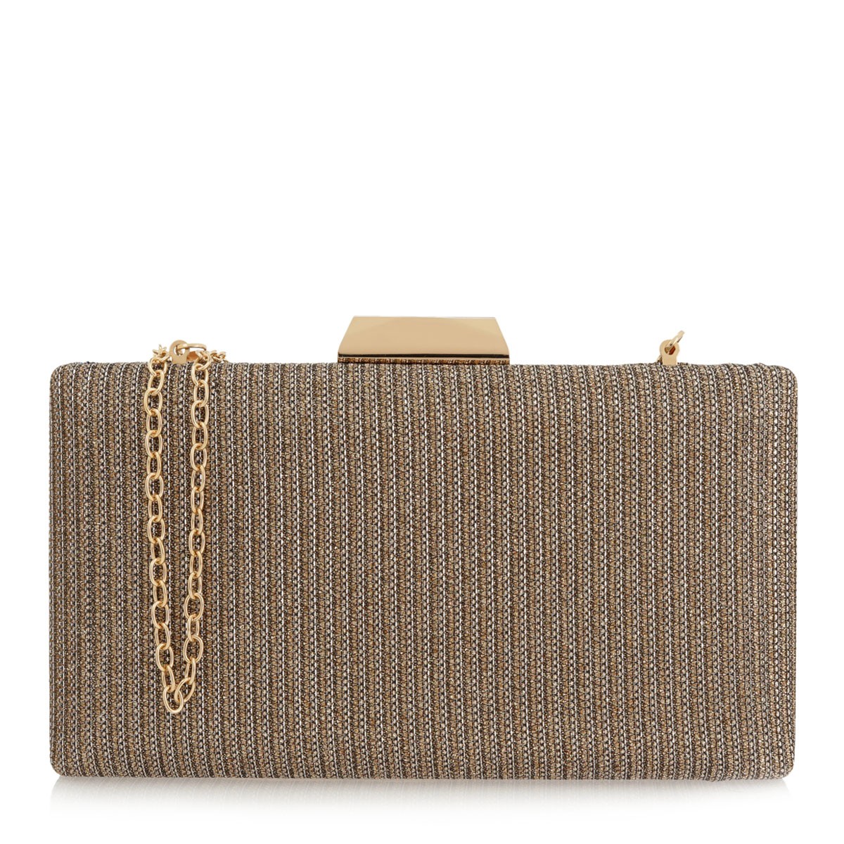 Exe Γυναικεία Τσάντα clutch 64282 Ροζ Χρυσό GLITTER K6700282976S
