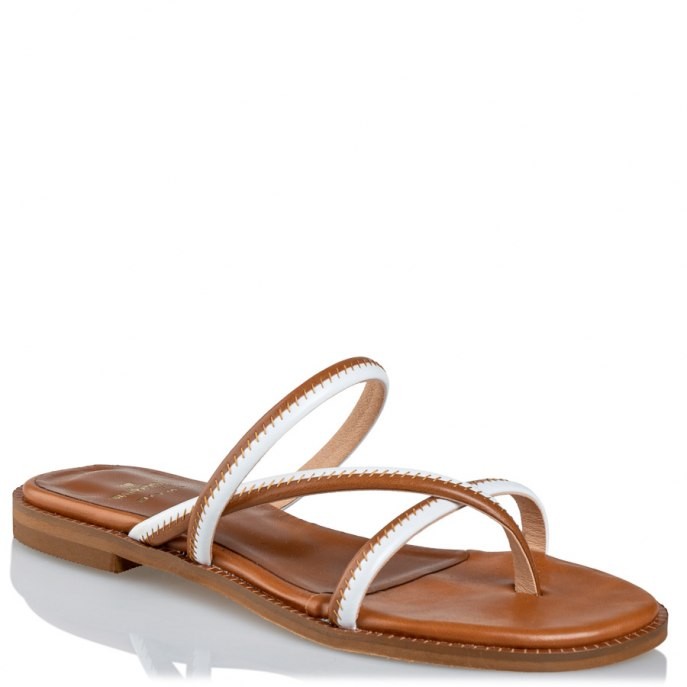 Mairiboo by Envie Shoes Γυναικεία Πέδιλα M03-11801-26 Κάμελ SEAM