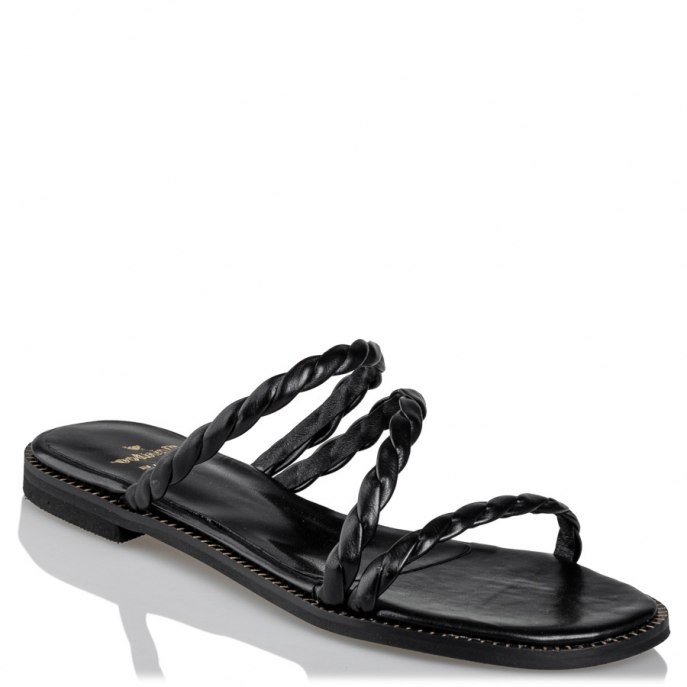 Mairiboo by Envie Shoes Γυναικεία Πέδιλα M03-11802-34 Μαύρο LAURA