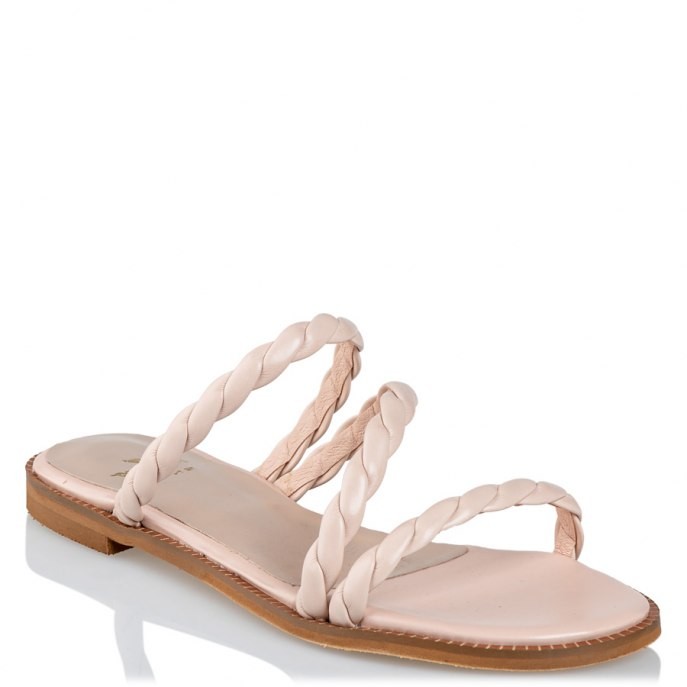 Mairiboo by Envie Shoes Γυναικεία Πέδιλα M03-11802-36 Μπεζ LAURA