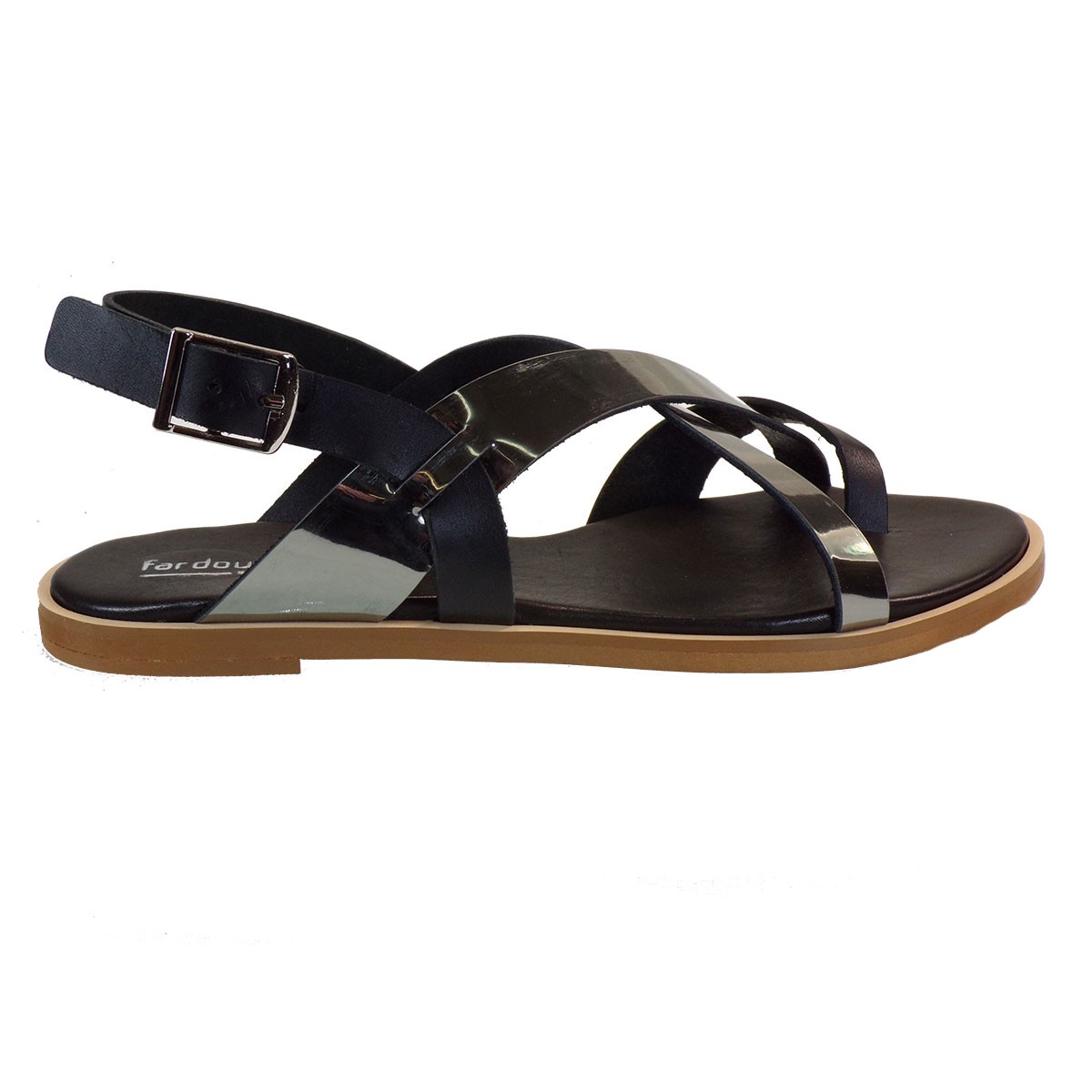 Women's Sandals Fardoulis Shoes Black