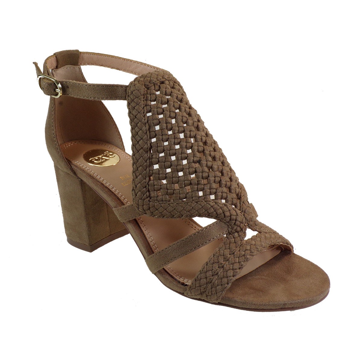 EXE Shoes Πέδιλα Γυναικεία ADELE-655 Πούρο Καστόρι K47006554541