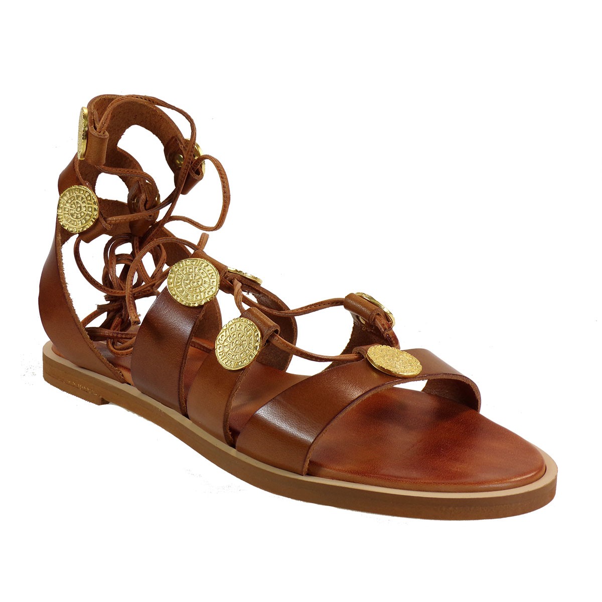 Fardoulis shoes Γυναικεία Παπούτσια Πέδιλα 2Δ41 Ταμπά Δέρμα