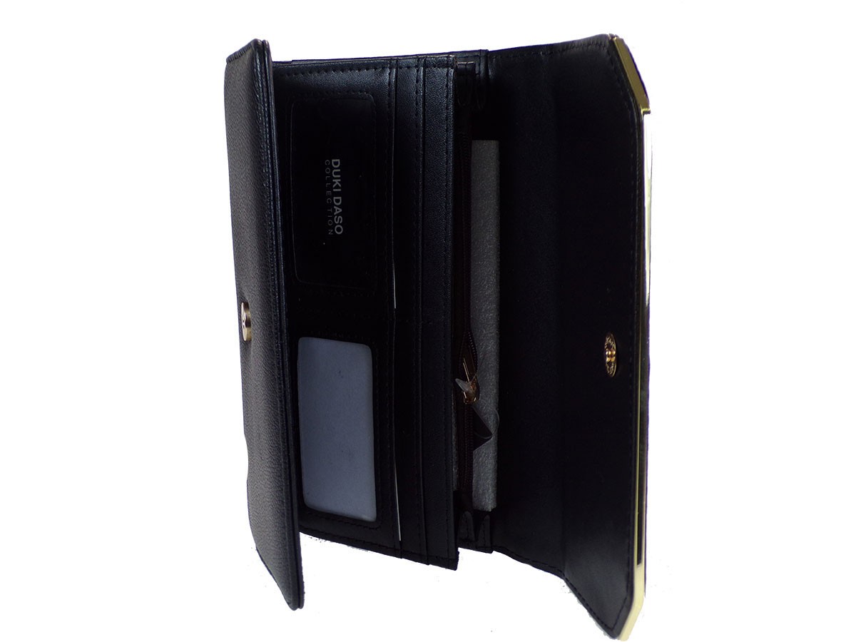 Duki Daso Γυναικεία Πορτοφόλια N1773 Μαύρο φωτογραφία