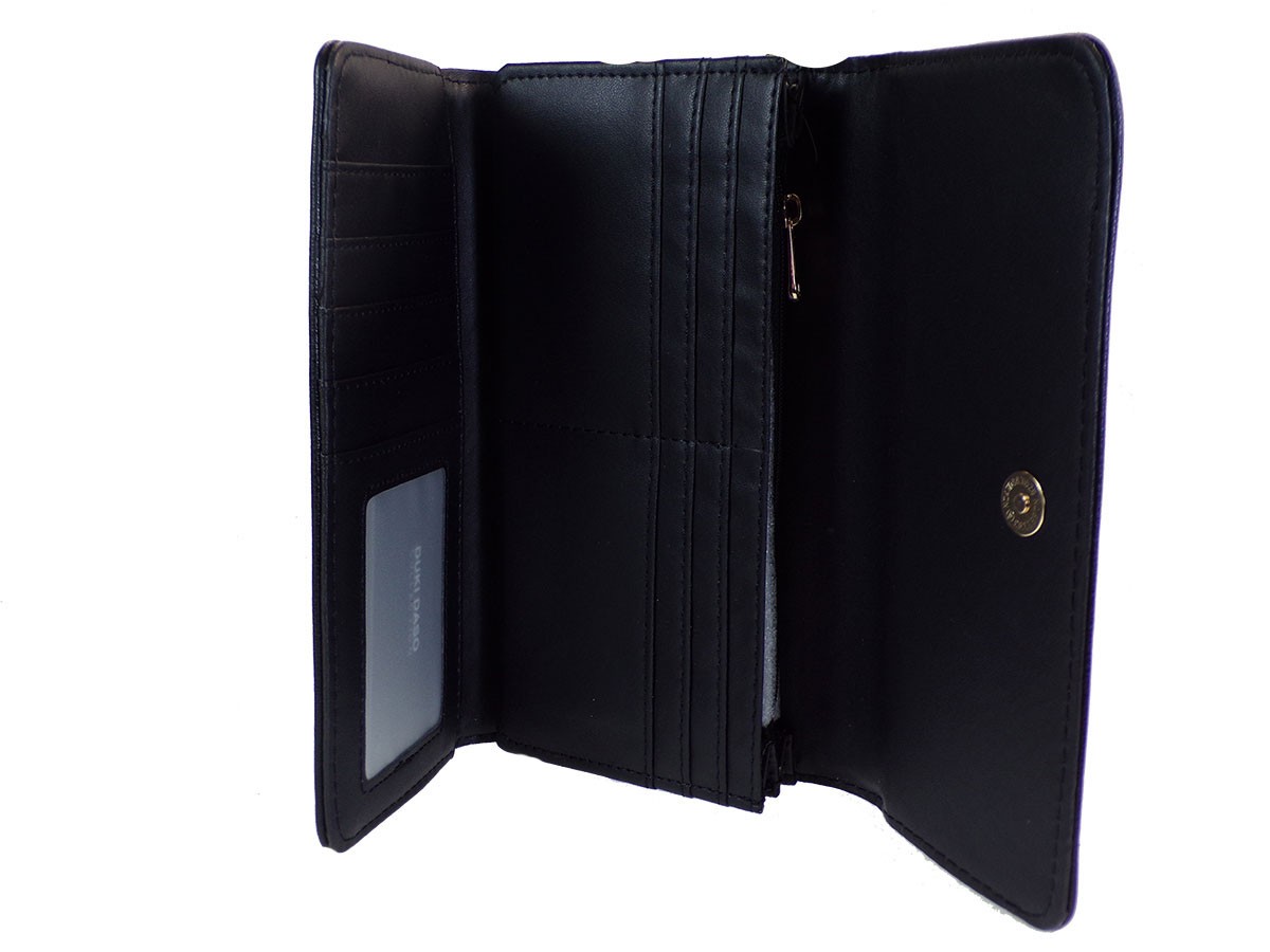 Duki Daso Γυναικεία Πορτοφόλια N1756 Μαύρο φωτογραφία