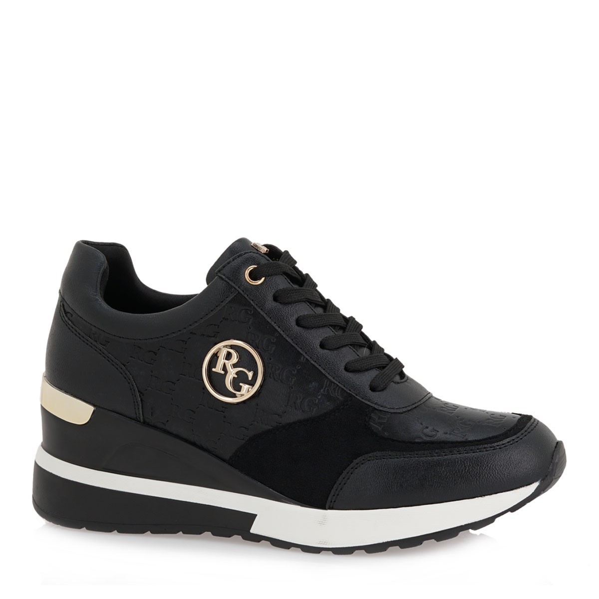 Renato Garini Γυναικεία Παπούτσια Sneakers 929-EX9929 Μαύρο Στάμπα L119R9293S41