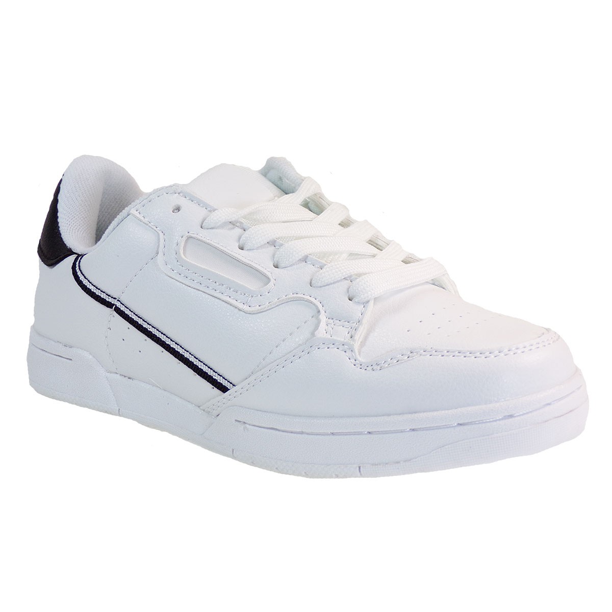 Bagiota Shoes Γυναικεία Παπούτσια Sneakers Αθλητικά L-1674-3 Λευκό-Mαύρο