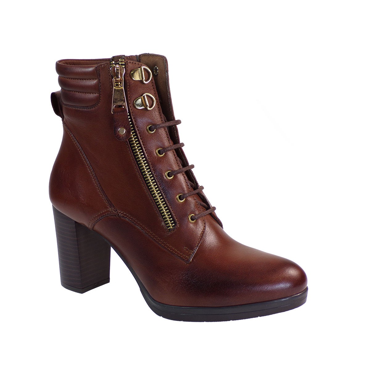 Fardoulis Shoes Γυναικεία Παπούτσια Μποτάκια 1103 Ταμπα Δέρμα