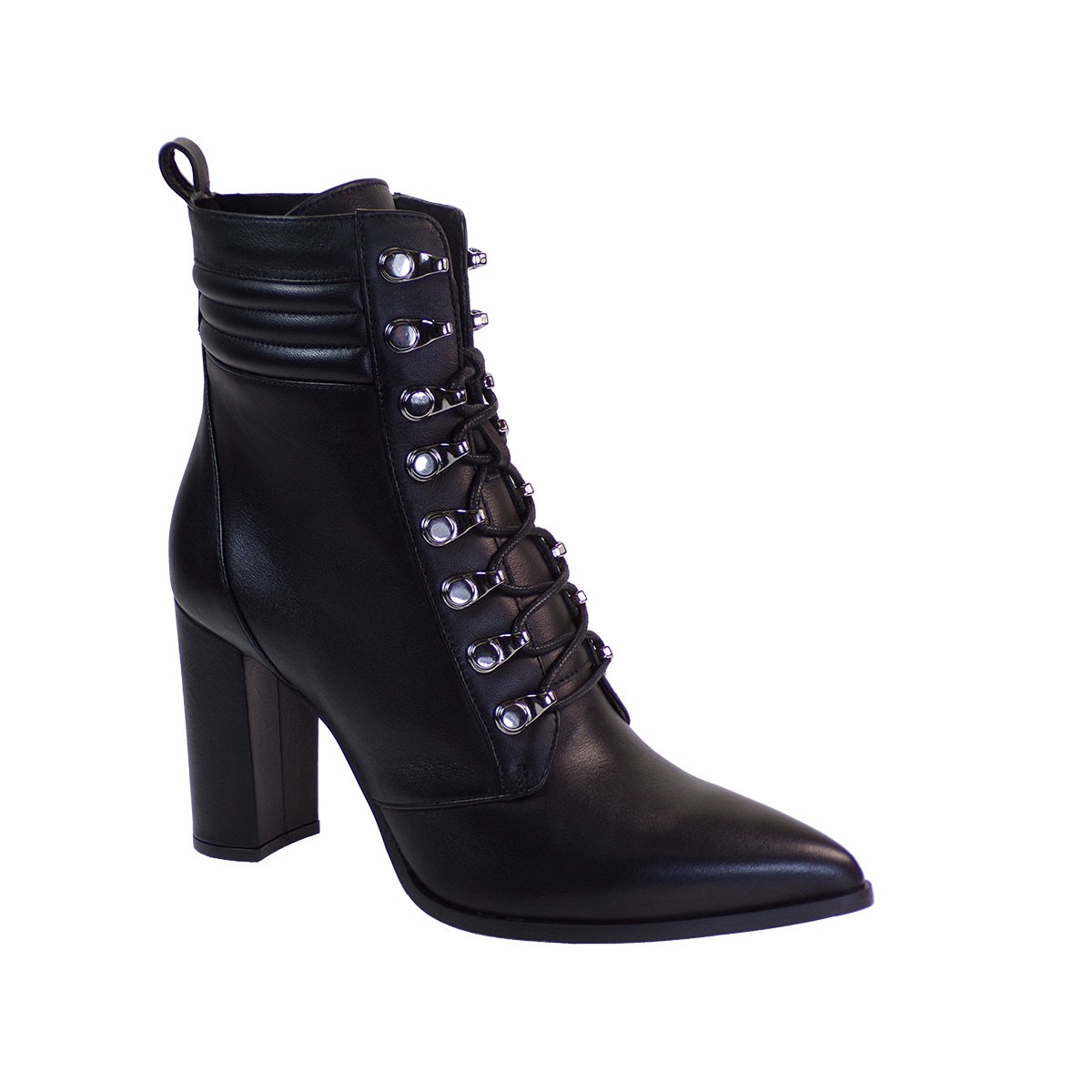 Fardoulis Shoes Γυναικεία Παπούτσια Μποτάκια 7544-BA Μαύρο Δέρμα