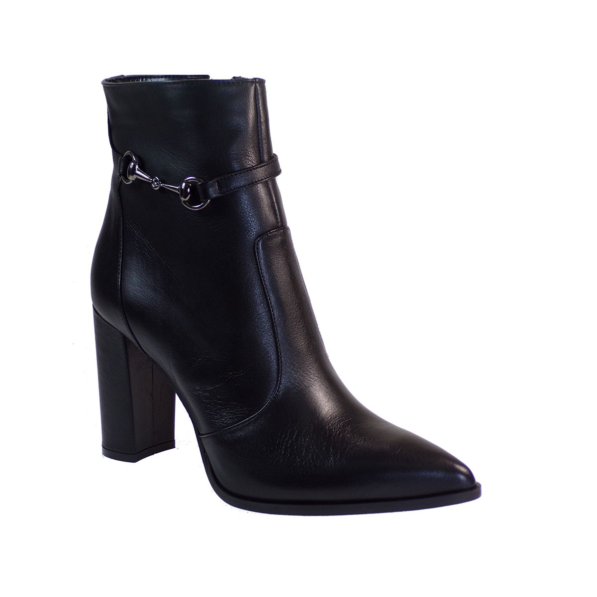 Fardoulis Shoes Γυναικεία Παπούτσια Μποτάκια 7557-ΒΑ Μαύρο Δέρμα