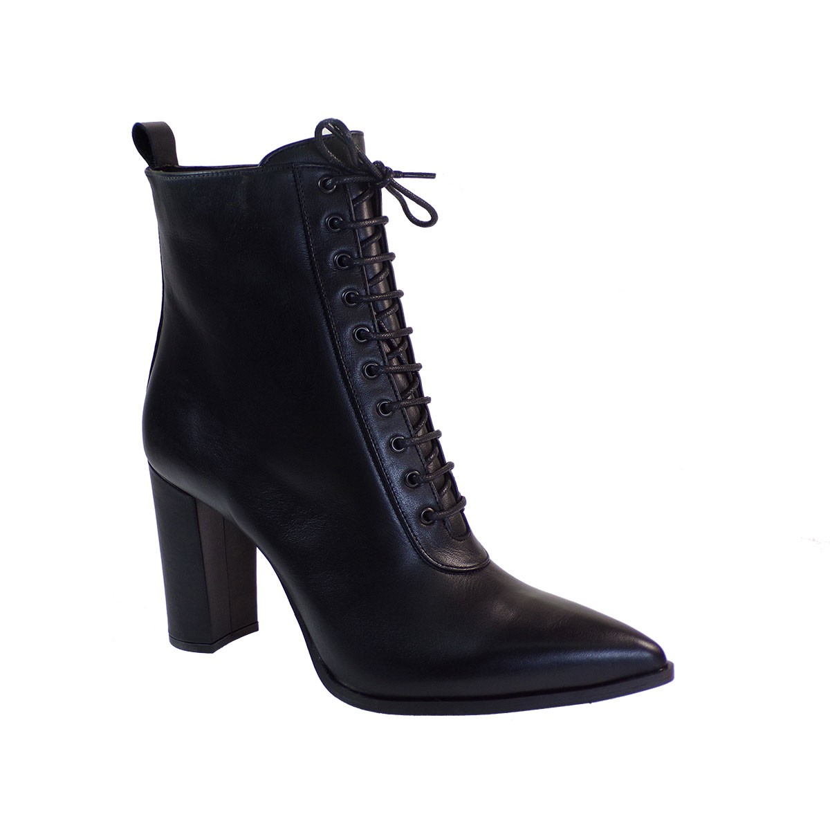 Fardoulis Shoes Γυναικεία Παπούτσια Μποτάκια 7527-ΧΒ Μαύρο Δέρμα