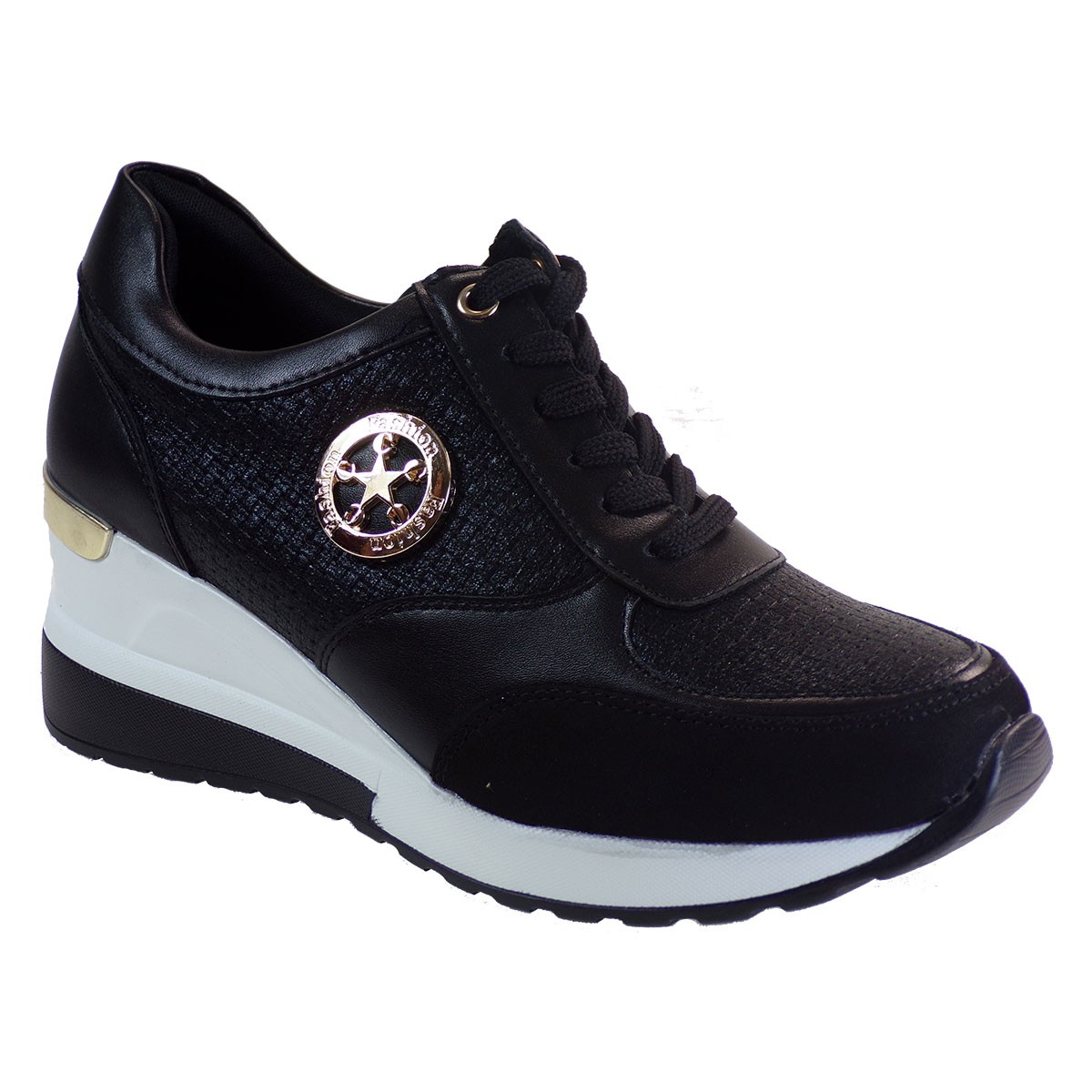 Bagiota Shoes Γυναικεία Παπούτσια Sneakers Αθλητικά Υ9500 Μαύρο