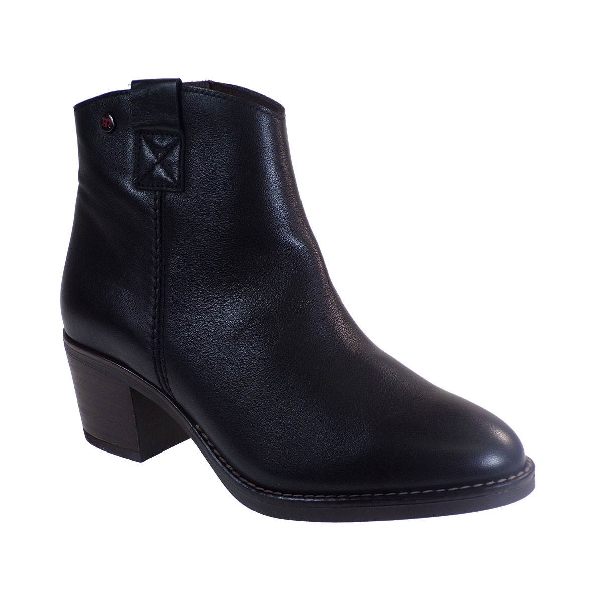 PEPE MENARGUES SHOES Γυναικεία Παπούτσια Μποτάκια 20340 Μαύρο Δέρμα