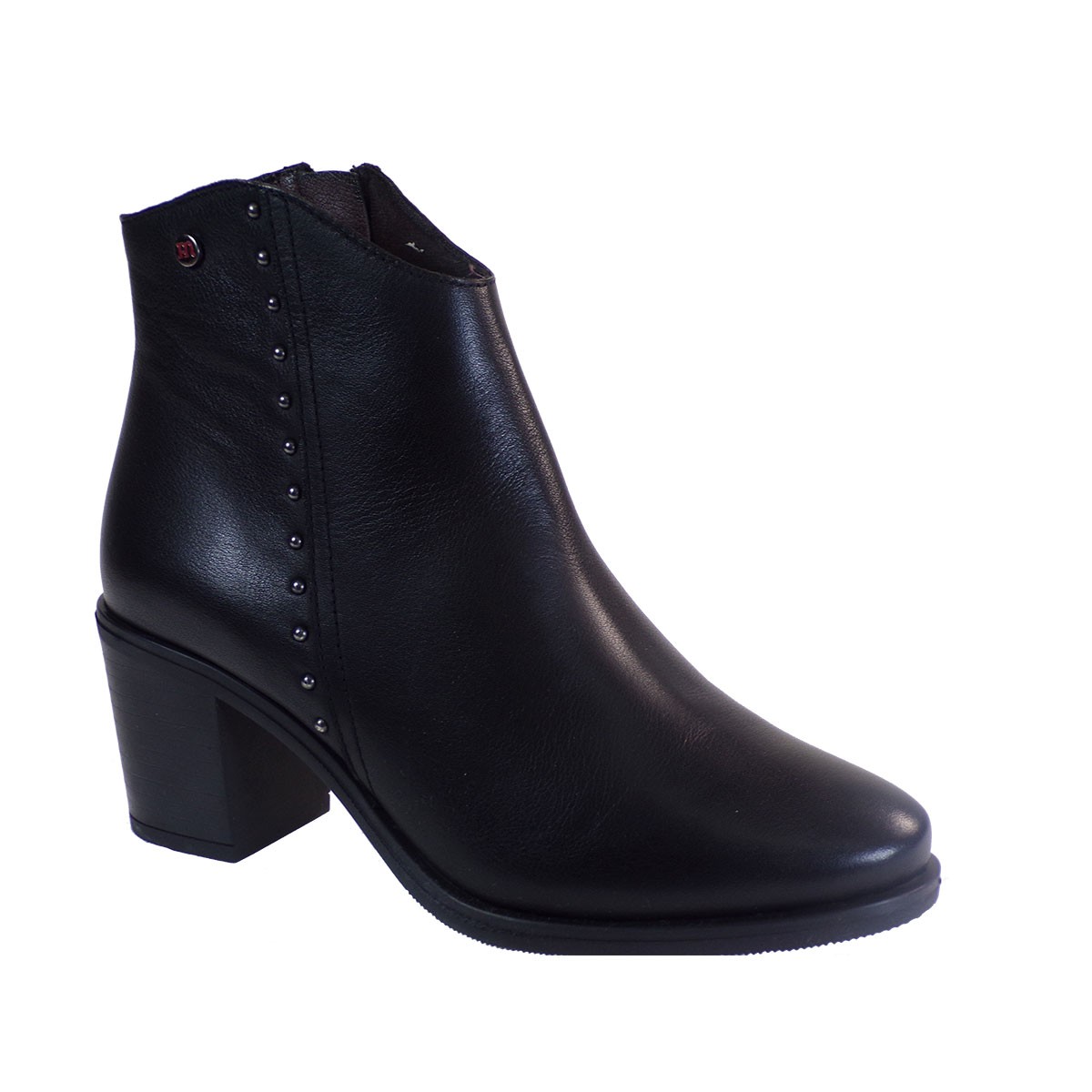 PEPE MENARGUES SHOES Γυναικεία Παπούτσια Μποτάκια 20423 Μαύρο Δέρμα