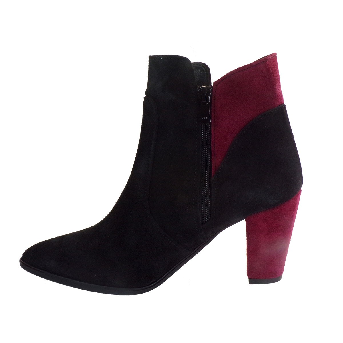 Smart Cronos Γυναικεία Παπούτσια Μποτάκια 6695-2716 Μαύρο Δέρμα Καστόρι φωτογραφία