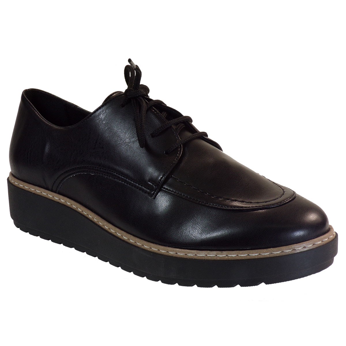 Katia Shoes Γυναικεία Παπούτσια Oxford 2-3 Μαύρο katia shoes 2-3 mauro