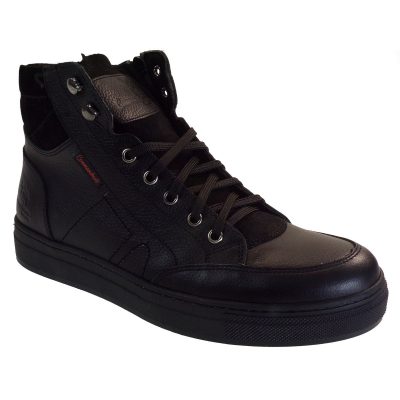 Commanchero Ανδρικά Μποτάκια Sneakers 72158-721 Μαύρο Δέρμα