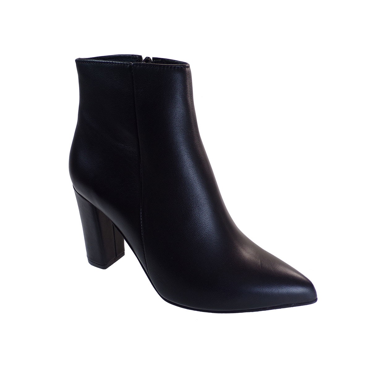 Moods Shoes Γυναικεία Μποτάκια 3579 Μαύρο Δέρμα