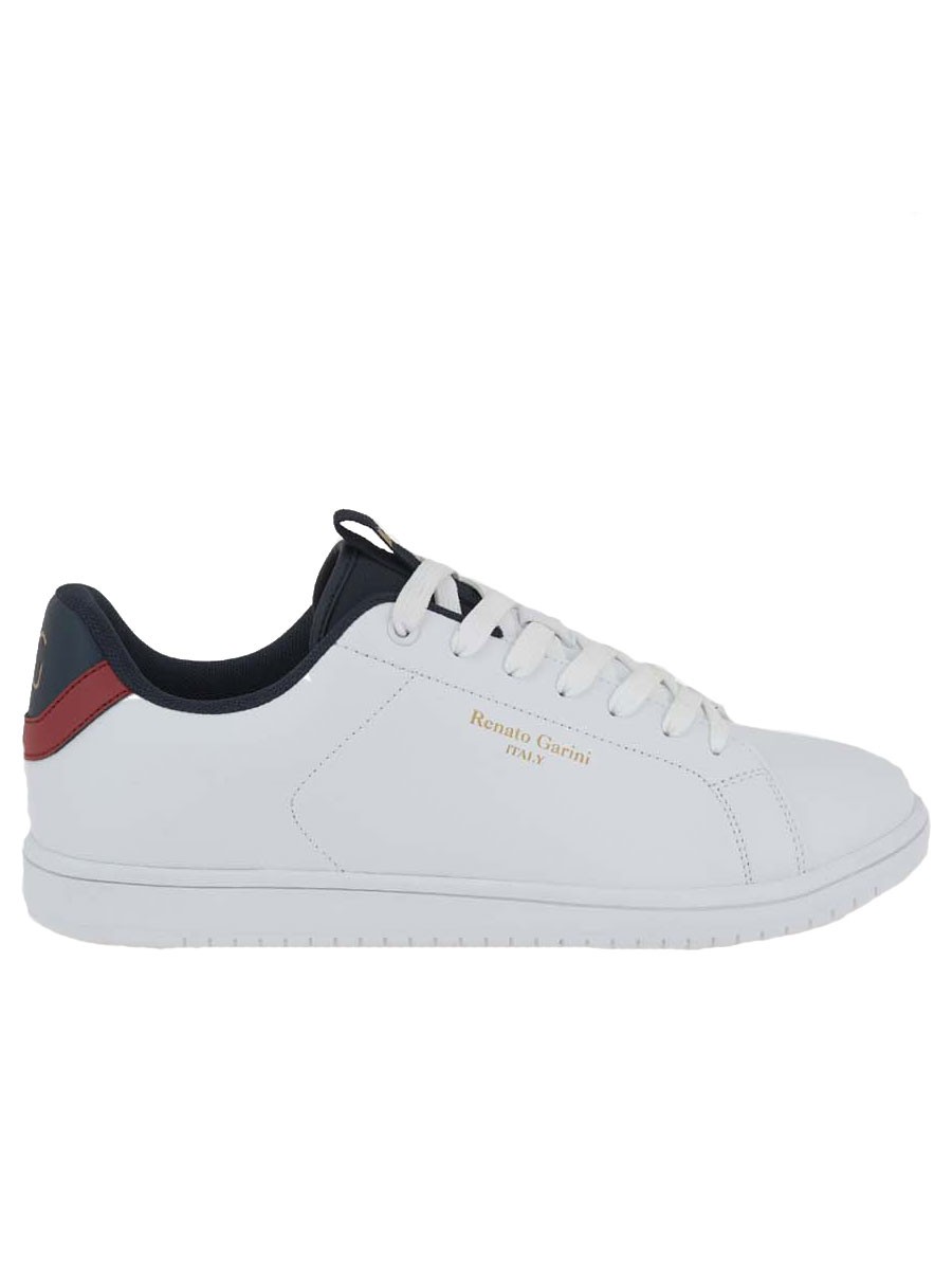 Renato Garini Ανδρικά παπούτσια Sneakers 908 CH-00908 Λευκό Μπλε M537Y9081174