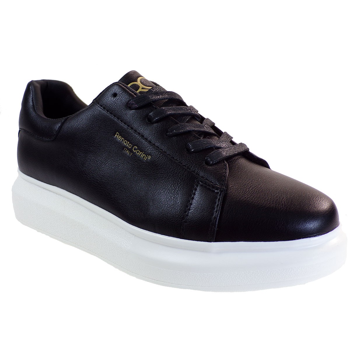 Renato Garini Ανδρικά παπούτσια Sneakers 724-ZS724 Mαύρο M57007243001