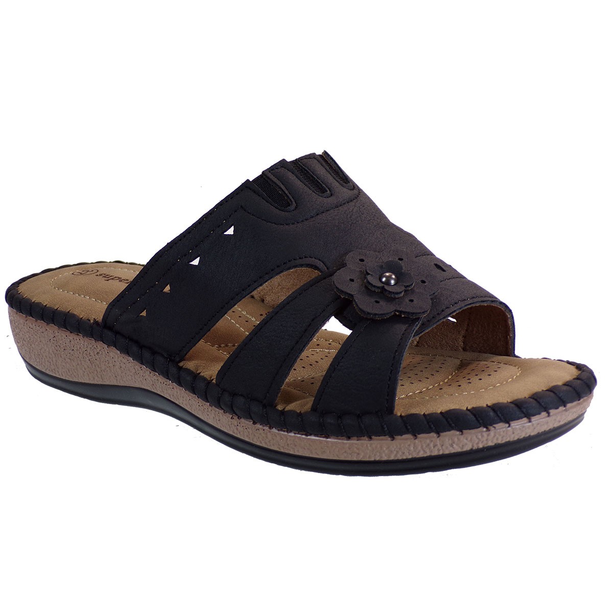 Bagiota Shoes Γυναικείες Παντόφλες SZ-2009 Μαύρο