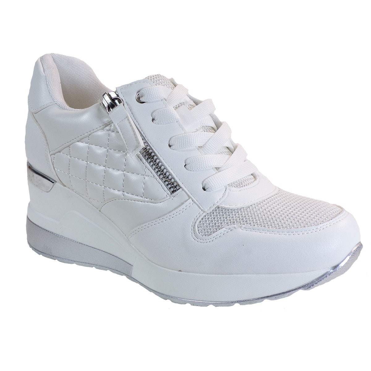 Bagiota Shoes Γυναικεία Παπούτσια Sneakers Αθλητικά H8991 Λευκό