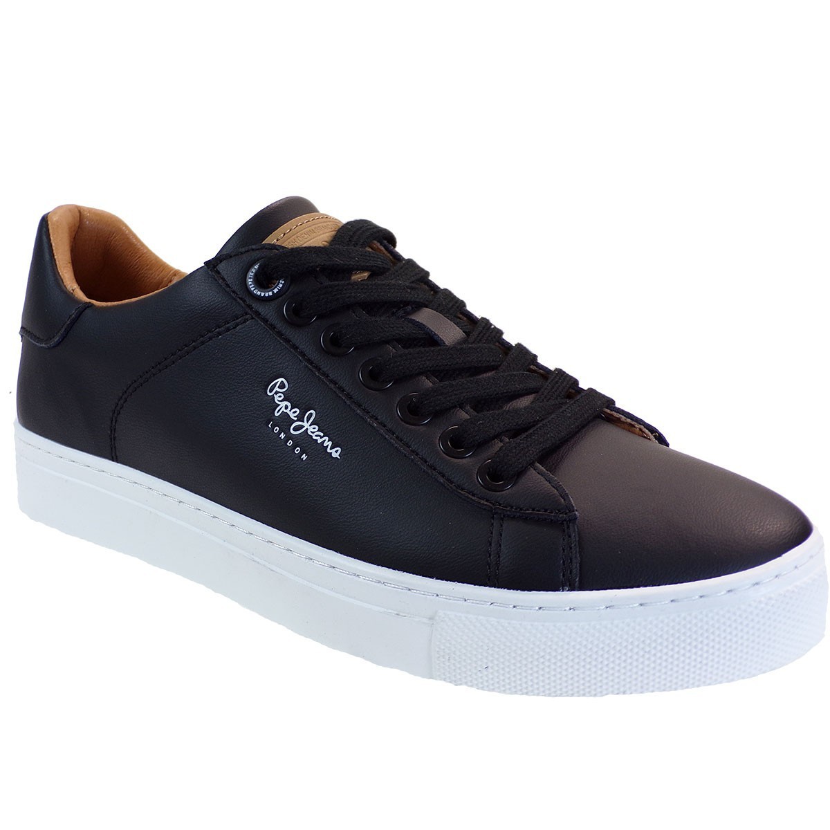 Pepe Jeans JOE CUP Sneakers Ανδρικά Παπούτσια PMS30724-999 Μαύρο |Γυναικεία  \u0026 Ανδρικά Παπούτσια - BagiotaShoes.gr