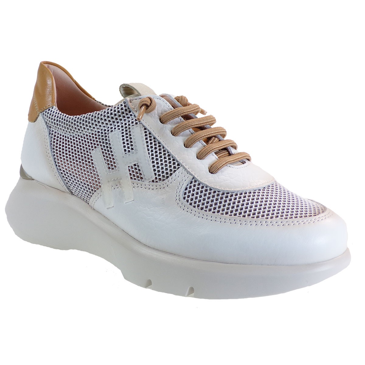 Hispanitas Γυναικεία Sneakers Αθλητικό TELMA MHV211334 Λευκό Δέρμα