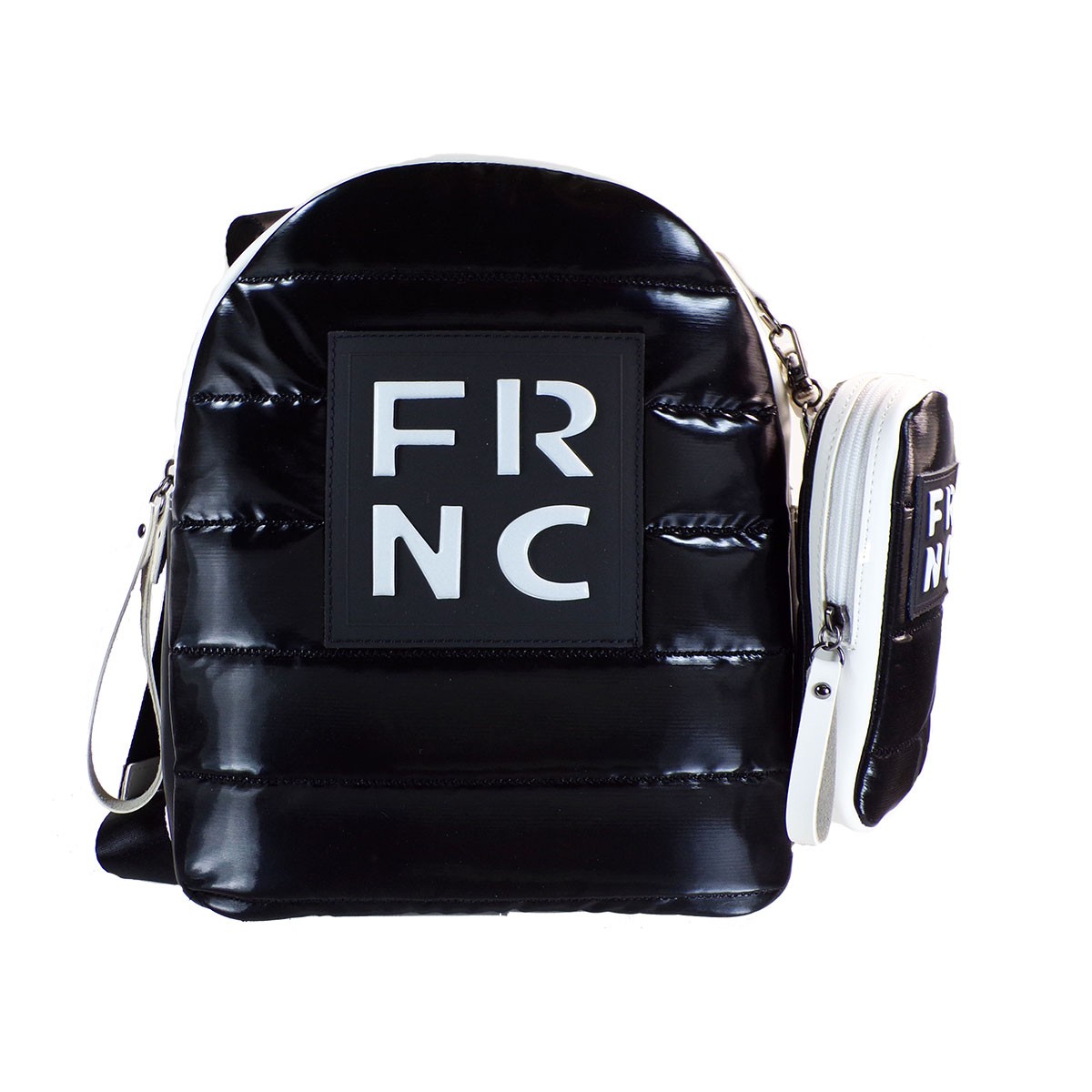 FRNC FRANCESCO Τσάντα Γυναικεία Πλάτης-Backpack-Ώμου 2309 Μαύρο Καπιτονέ