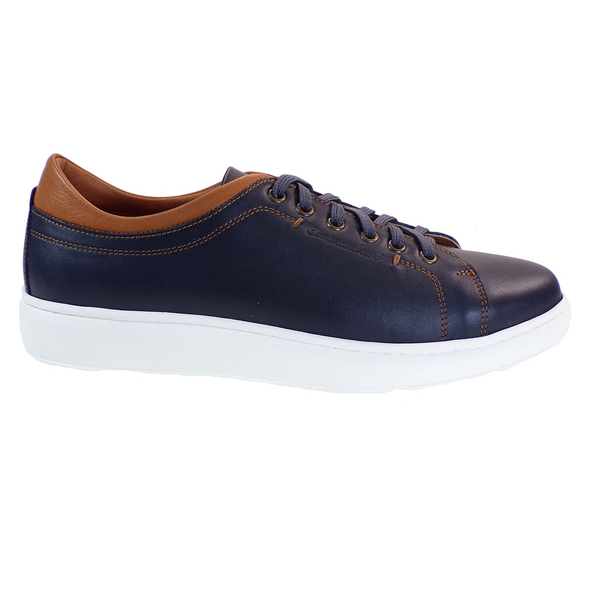 Commanchero Sneakers Ανδρικά Παπούτσια 72121-727 Μπλέ Δέρμα φωτογραφία