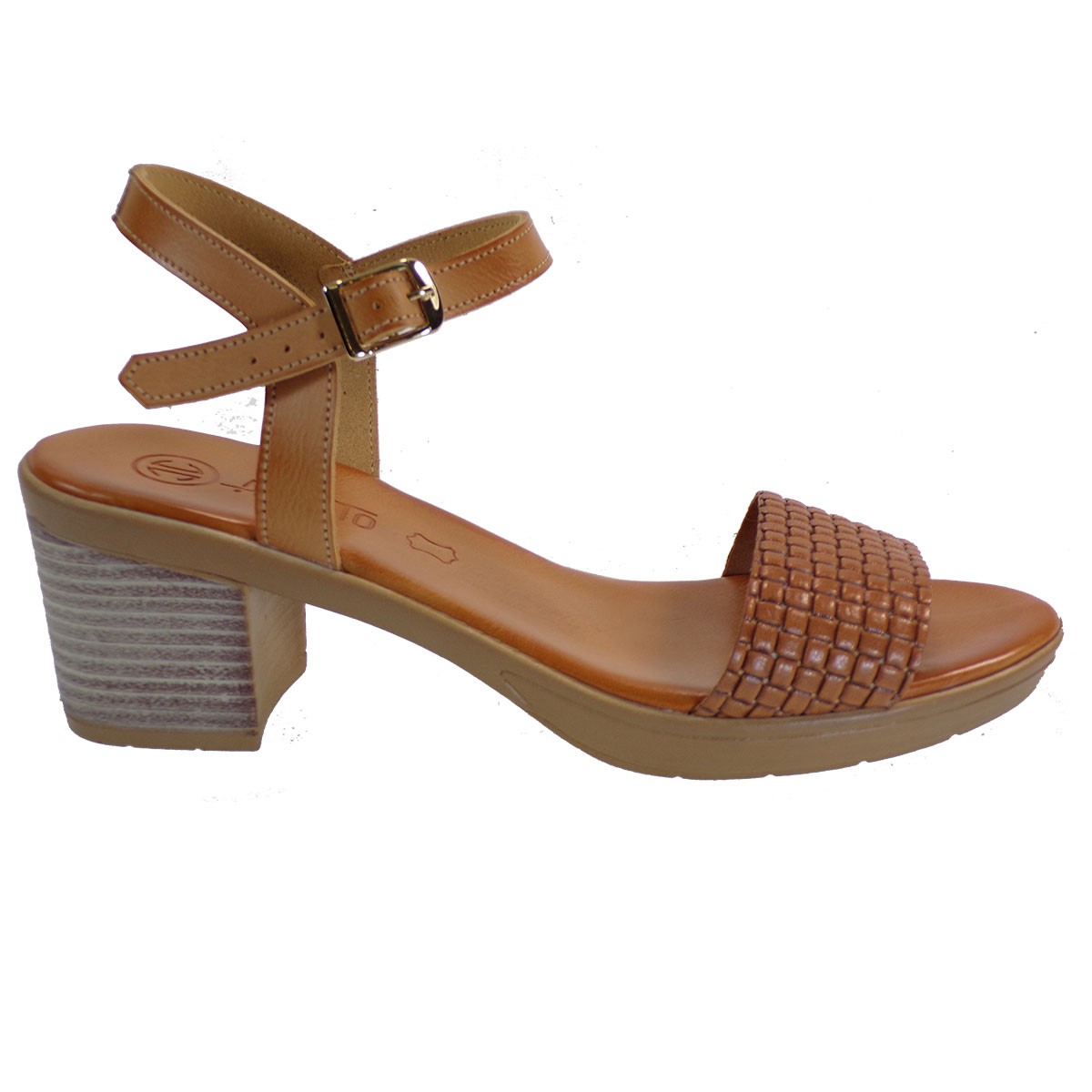 Katia Shoes Anneto Γυναικεία Πέδιλα 46-115 Καφέ Δέρμα φωτογραφία