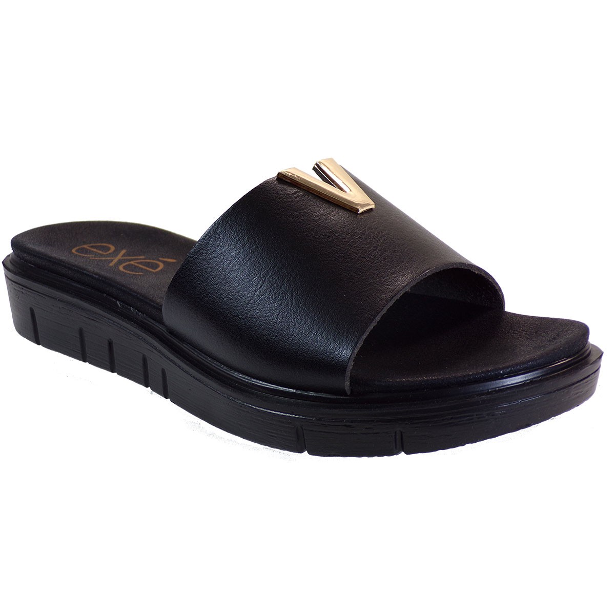 EXE Shoes Γυναικεία Παντόφλας 364-BZD86936 Μαύρο M489Q364200105
