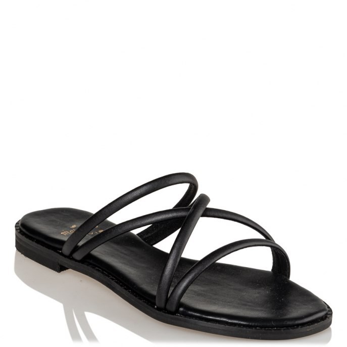 Mairiboo by Envie Shoes Γυναικεία Πέδιλα M03-13857-34 Μαύρο ΛΗΤΩ