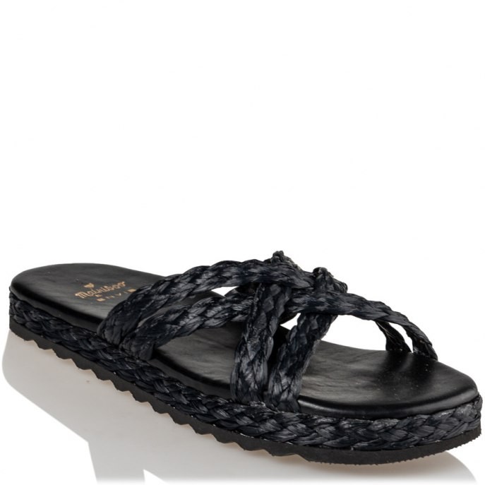 Mairiboo by Envie Shoes Γυναικεία Πέδιλα M03-13886-34 Μαύρο ΨΑΘΑΚΙΑ