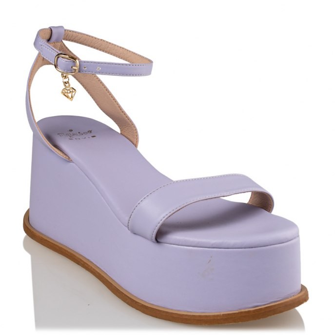 Mairiboo by Envie Shoes Γυναικεία Πέδιλα Πλατφόρμες M03-13890-82 Λιλά WANNABE