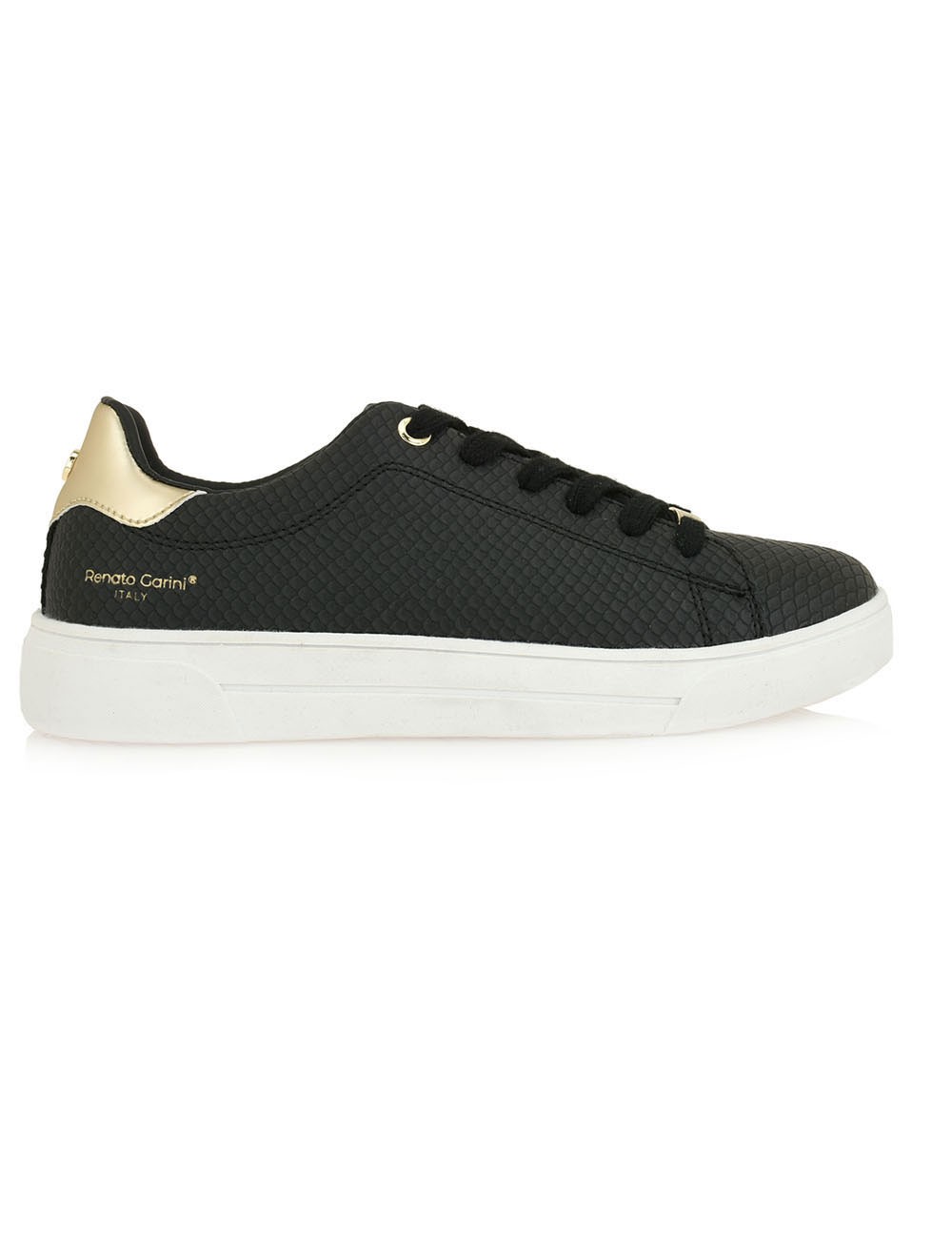 Renato Garini Γυναικεία Παπούτσια Sneakers 203-57Q Mαύρο Φίδι