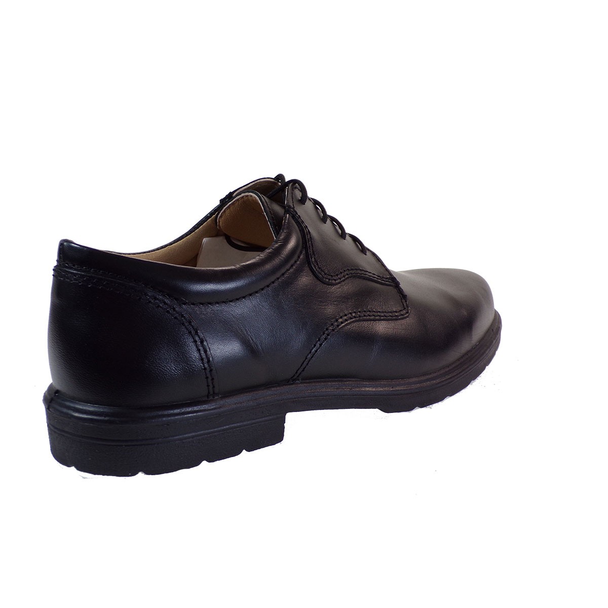 Aeropelma Duetto Ανδρικά Παπούτσια Σκαρπίνι Υπηρεσίας 4008 Μαύρο Δέρμα φωτογραφία